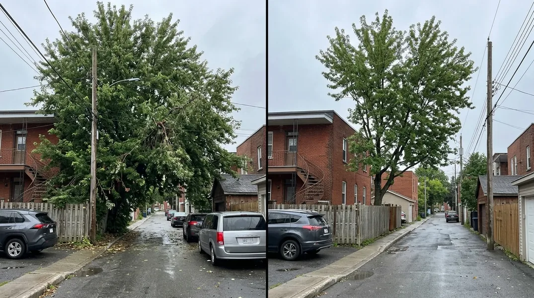 Résultat émondage à Montréal — Émondage Montréal