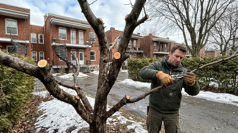 Taille d'arbres fruitiers Montréal