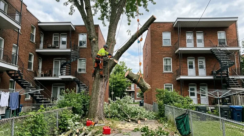 Abattage d'arbre Montréal