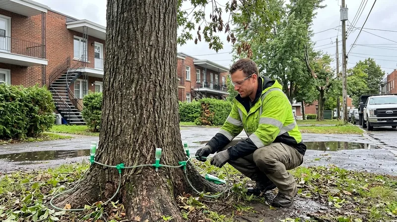 Traitement de l'agrile du frêne Montréal